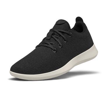 Baskets Allbirds Laine Runner Femme Noir Blanche | FR4565NB