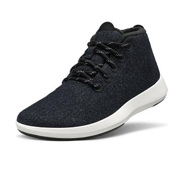 Baskets Allbirds Laine Runner-up Mizzles Femme Noir Blanche | FR4621DN