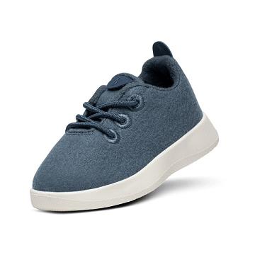 Baskets Allbirds Smallbirds Laine Runner Enfant Bleu | FR4194YU