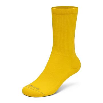 Chaussettes Allbirds Anytime Crew Femme Jaune | FR4238FM