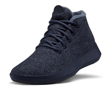 Chaussures Imperméables Allbirds Laine Runner-up Mizzles Femme Bleu Marine | FR4360FM