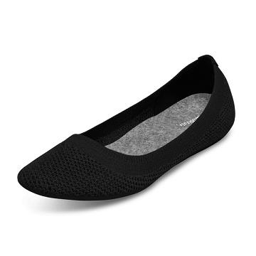 Chaussures Plates Allbirds Tree Breezers Femme Noir | FR4378EX