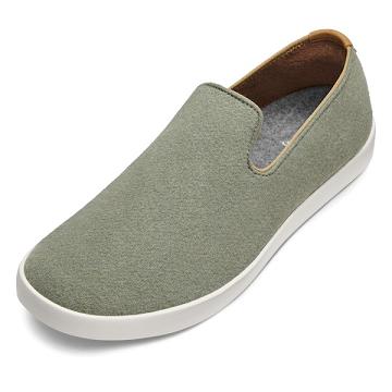 Chaussures Slip On Allbirds Laine Loungers Homme Vert | FR4959DN