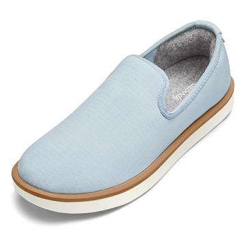 Chaussures Slip On Allbirds Laine Lounger Woven Homme Bleu | FR4970WY