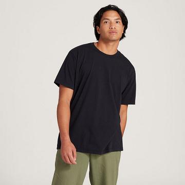 T Shirts Allbirds Allgood Coton Homme Noir | FR4763OR