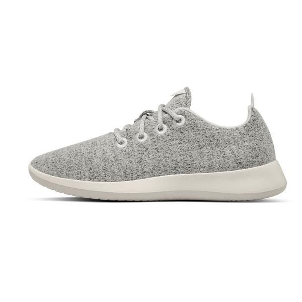 Baskets Allbirds Laine Runner Femme Grise Blanche | FR4562WY