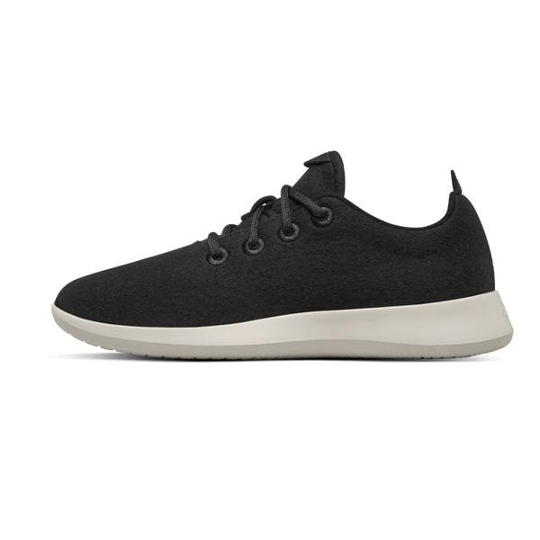 Baskets Allbirds Laine Runner Femme Noir Blanche | FR4565NB