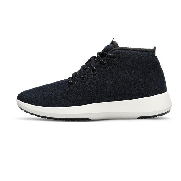 Baskets Allbirds Laine Runner-up Mizzles Femme Noir Blanche | FR4621DN