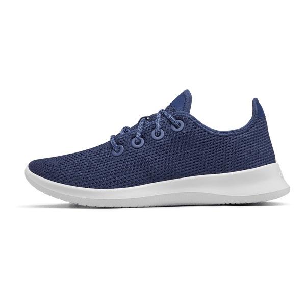 Baskets Allbirds Tree Runner Femme Bleu Blanche | FR4550FM