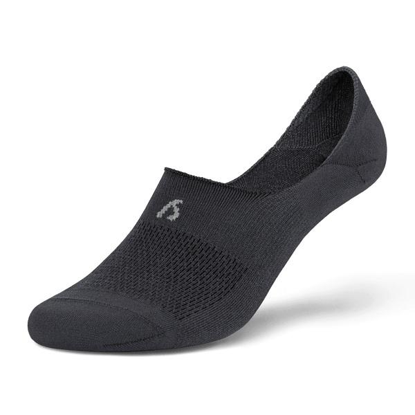 Chaussettes Allbirds Trino® Sprinters No Show Femme Noir | FR4251QZ