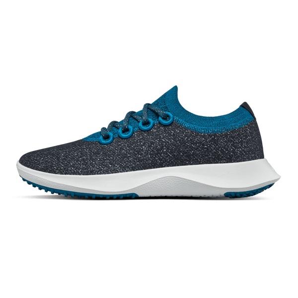 Chaussures Imperméables Allbirds Laine Dasher Mizzles Femme Bleu Grise | FR4351TV