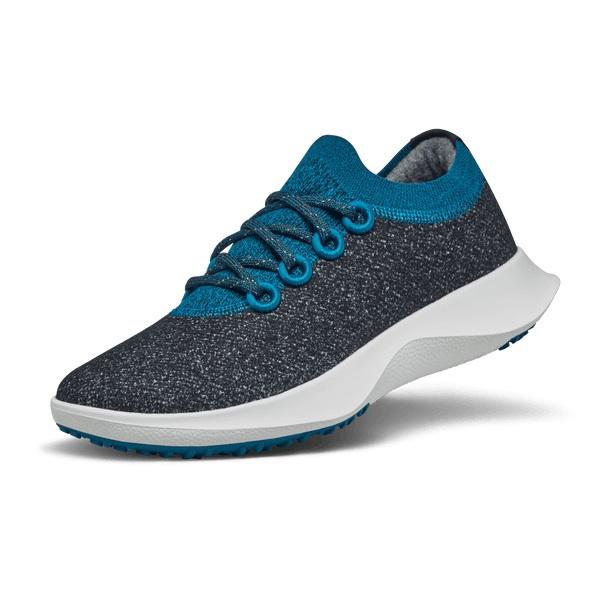 Chaussures Imperméables Allbirds Laine Dasher Mizzles Femme Bleu Grise | FR4351TV