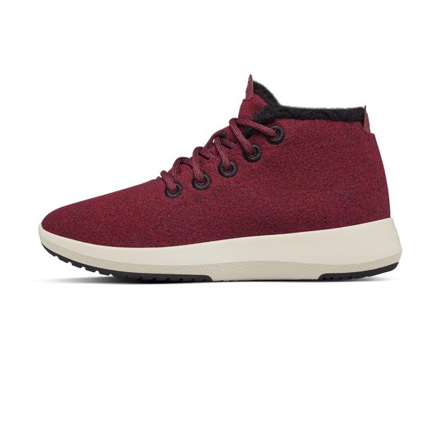 Chaussures Imperméables Allbirds Laine Runner-up Mizzle Fluffs Femme Rouge | FR4372OR