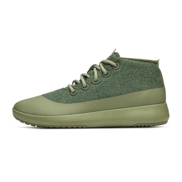 Chaussures Imperméables Allbirds Laine Runner-up Mizzle Plus Homme Vert Olive | FR4813OR