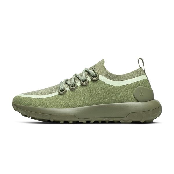 Chaussures Imperméables Allbirds Trail Runner SWT Mizzles Femme Vert Olive | FR4362SO