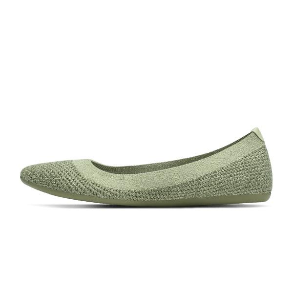 Chaussures Plates Allbirds Tree Breezers Femme Vert | FR4385CE