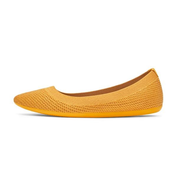 Chaussures Plates Allbirds Tree Breezers Femme Jaune | FR4388LH