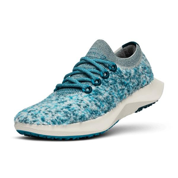 Chaussures Running Allbirds Laine Dasher Fluffs Femme Turquoise | FR4492LH