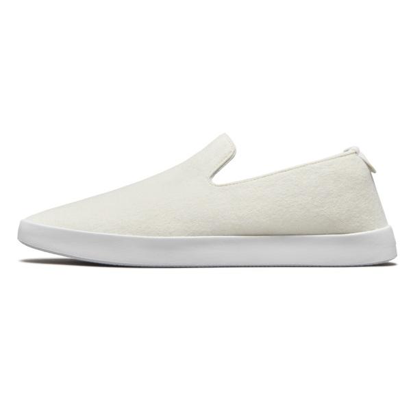 Chaussures Slip On Allbirds Laine Loungers Homme Blanche | FR4962PQ