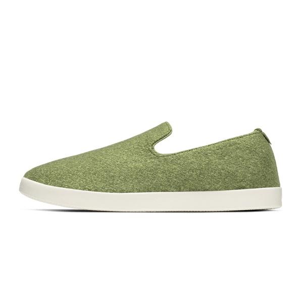 Chaussures Slip On Allbirds Laine Loungers Homme Vert Olive | FR4963OR