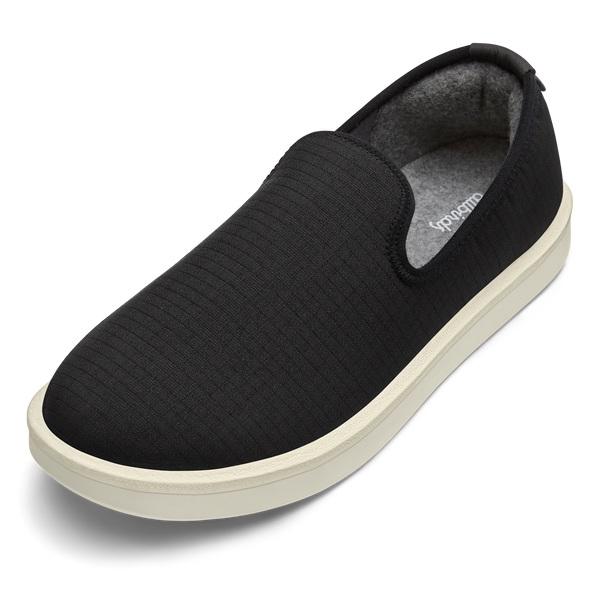 Chaussures Slip On Allbirds Laine Lounger Woven Homme Beige Noir | FR4968RW