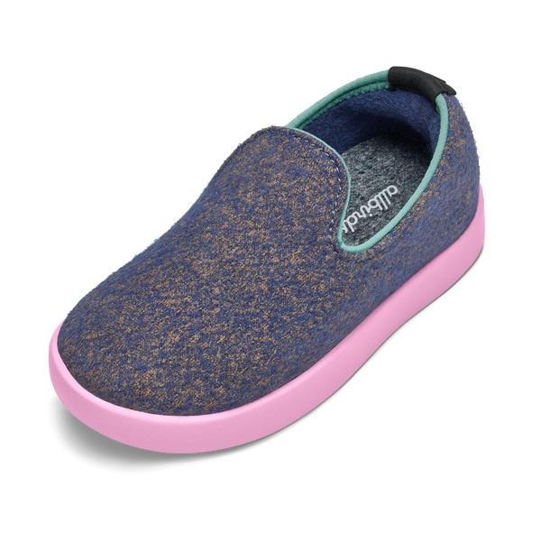 Chaussures Slip On Allbirds Smallbirds Laine Loungers Enfant Bleu | FR4181KI