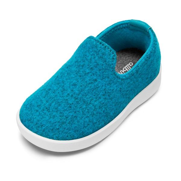 Chaussures Slip On Allbirds Smallbirds Laine Loungers Enfant Turquoise | FR4184HK