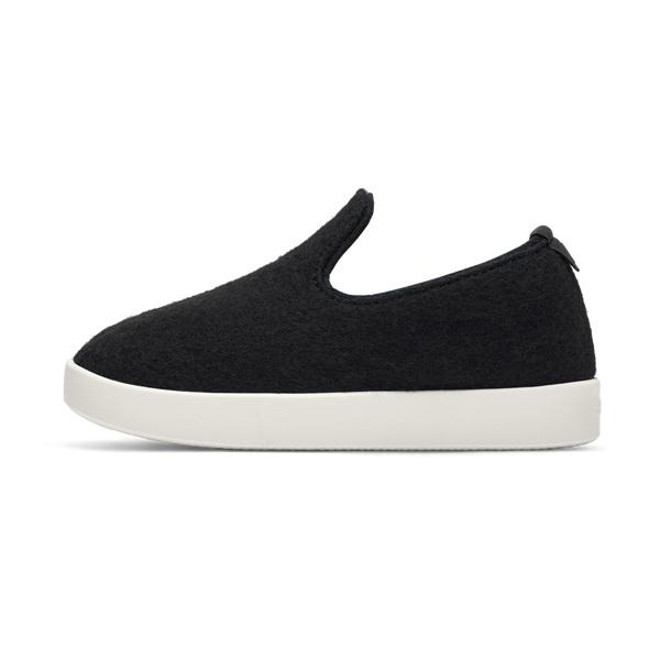 Chaussures Slip On Allbirds Smallbirds Laine Loungers Enfant Beige Noir | FR4186FM