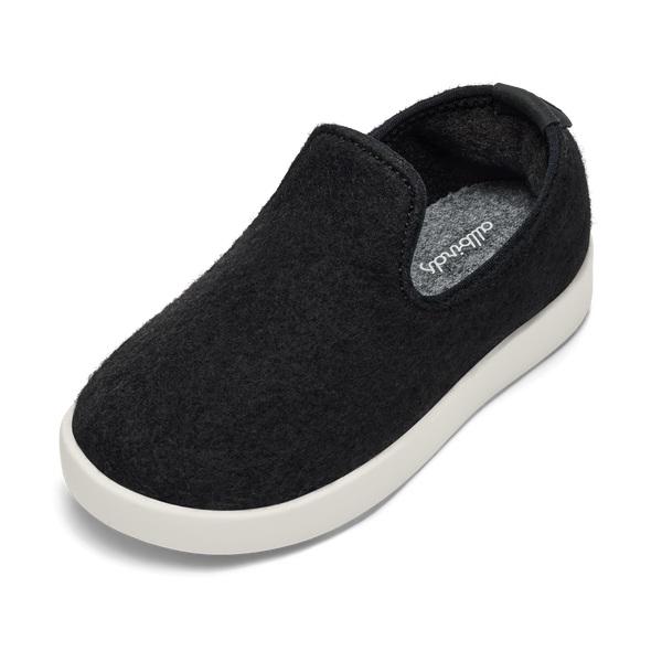 Chaussures Slip On Allbirds Smallbirds Laine Loungers Enfant Beige Noir | FR4186FM