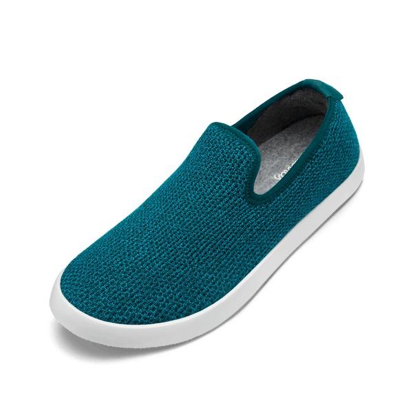 Chaussures Slip On Allbirds Tree Loungers Femme Turquoise | FR4538NB