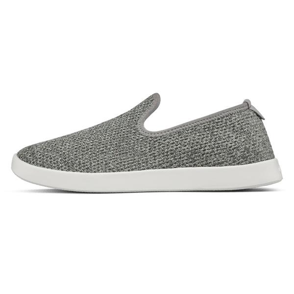 Chaussures Slip On Allbirds Tree Loungers Femme Grise Blanche | FR4540VD