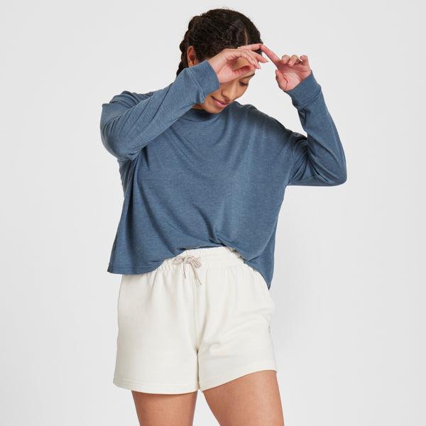 Shorts Allbirds R&R Sweat Femme Blanche | FR4306HK