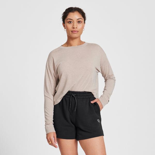 Shorts Allbirds R&R Sweat Femme Noir | FR4305NB