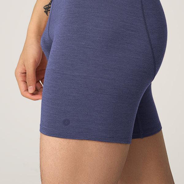 Sous Vêtement Allbirds Trino® Boxer Brief Homme Bleu Marine | FR4780PQ