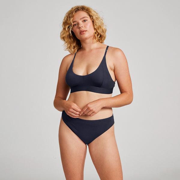 Sous Vêtement Allbirds Trino® Triangle Bralette Femme Bleu Marine | FR4333CE