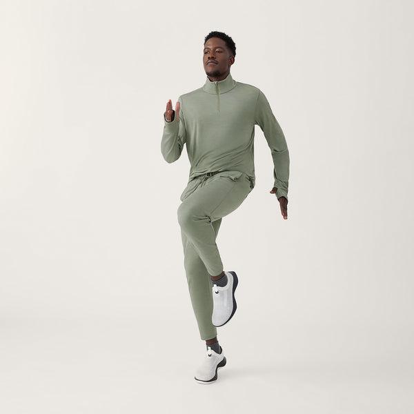 Sweat À Capuche Allbirds Performance Quarter Zip Homme Vert | FR4730GL