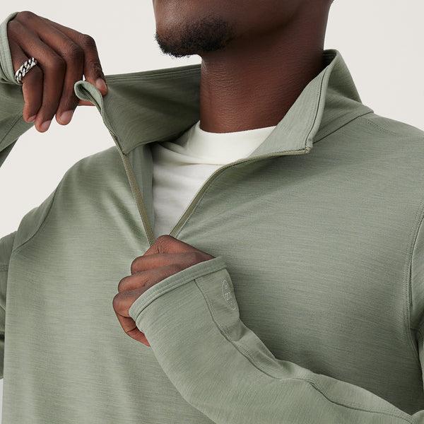 Sweat À Capuche Allbirds Performance Quarter Zip Homme Vert | FR4730GL