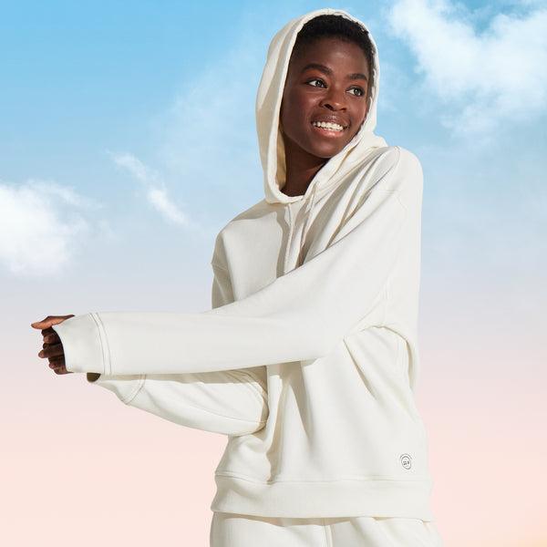 Sweat À Capuche Allbirds R&R Femme Blanche | FR4274EX