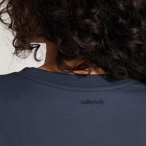 T Shirts Allbirds Allgood Coton Femme Bleu Marine | FR4308FM