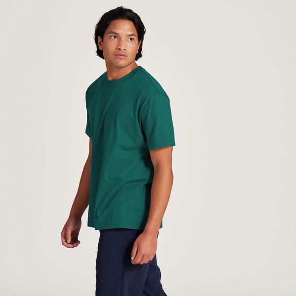 T Shirts Allbirds Allgood Coton Homme Turquoise | FR4757GL