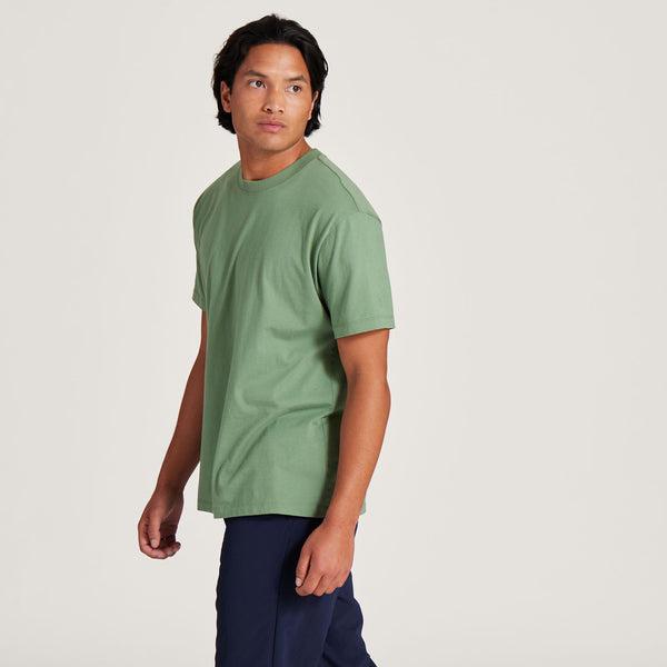 T Shirts Allbirds Allgood Coton Homme Vert | FR4759DN