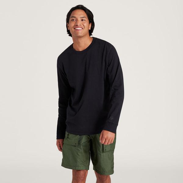 T Shirts Allbirds Allgood Coton Long Sleeve Homme Noir | FR4768RW