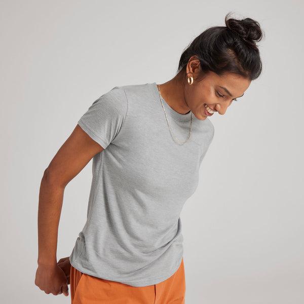 T Shirts Allbirds Sea Femme Grise | FR4320OR